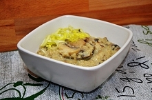 Kasza jęczmienna z pieczarkami