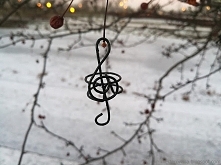 pierścionek z drutu na blogu!