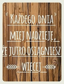 więcej!!