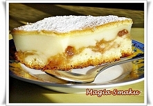 Jabłecznik z budyniem