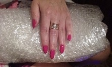 Glossy Cranberry 066 semilac śliczny kolorek