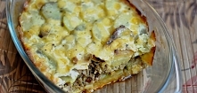 Zapiekanka ziemniaczana z mięsem mielonym
