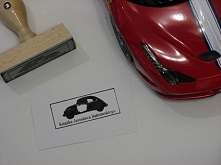 Projekt pieczątki jaki wykonałam dla swojego taty :)