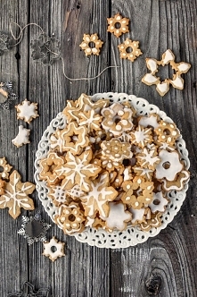 Piernikowe ciasteczka z imbirem i nutą pomarańczy