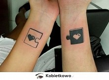 Puzzlowy tatuaż