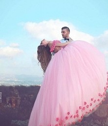 #sukienka# #różowa#