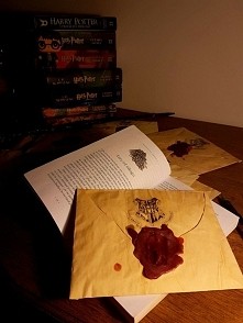 Mozna zamówić zaproszenie na każdą okazję w stylu listu z Hogwartu robione ręcznie #hp #harrypotter #zaproszenie #urodziny #ślub #diy