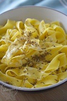 Makaron z sosem truflowym
