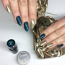 Butelkowa zieleń hybrydy w wydaniu Lush Green z Neonail. :)