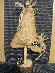 choinka z juty (fb: MISZmas...