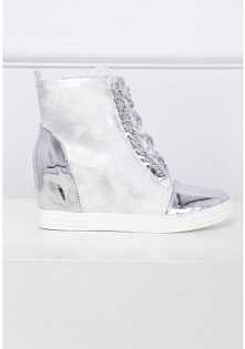 Sneakersy botki błyszczące / ZOiO.pl