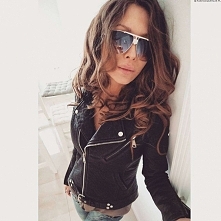 Kurtka Damska Ramoneska Klasyczna Zameczki Przeszycia Pasek Napy Wiosna 2017 Nowy Model #120 Promocja Hit w Sklepie FASHIONAVENUE.PL Moto Biker Jacket