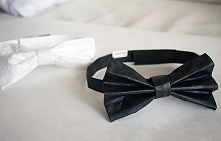 Czarna elegancka mucha z Tyveku®