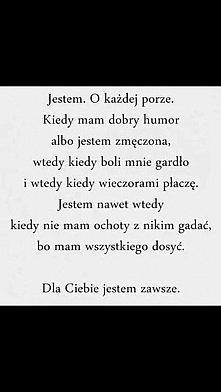 Dla Ciebie jestem zawsze