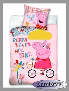 Pościel dziecięca ze Świnką Peppą - pościel bawełniana dla najmłodszych