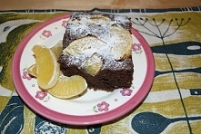 Czekoladowe ciasto z pomarańczą