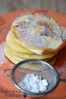 Budyniowe placuszki twarogowe (sernikowe) na szybko