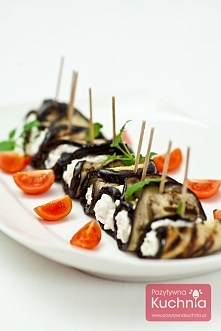 roladki z bakłażana, przepis po kliknięciu na zdjęcie