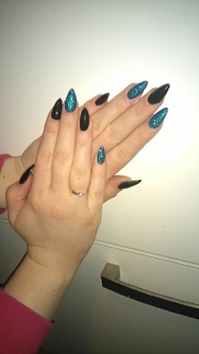 czerń i morski efekt szronu