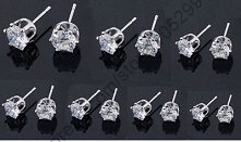 SREBRNE KOLCZYKI WKRĘTY KRYSZTAŁ SREBRO 925