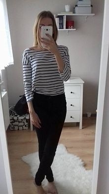 bluzka w paski, rozmiar M