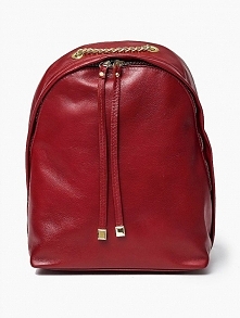 Plecak damski w kolorze czerwonym