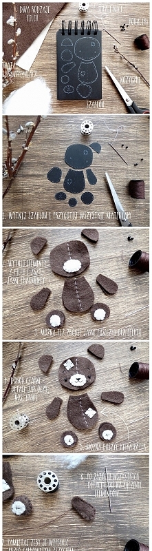 Jak uszyć misia. Instrukcja...