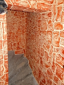 Ręcznie wykonany kamień ści...