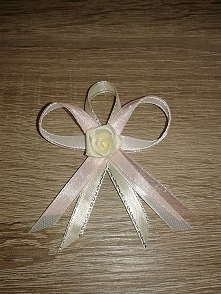 Kotylion ślubny mały, dla gości