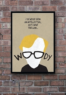 Woody Allen - plakat A4