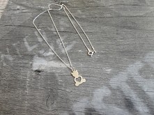 Srebrny naszyjnik- misio z serduchem. 
Zapraszam do zakupu.
me.she biżuteria