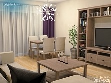 Beżowo - fioletowy salon. W jaki sposób dodać życia do beżowego, nudnego wnętrza? Jak za pomocą kilku dodatków i tekstyliów zupełnie odmienić jego wygląd? Jak ożywić wnętrze? Pi...