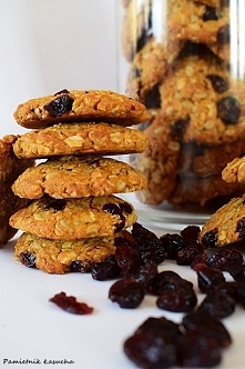 CIASTKA OWSIANE Z ŻURAWINĄ :) zapraszam na bloga.