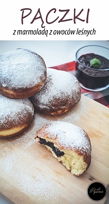 Pączki z marmoladą. Kliknij w zdjęcie i zobacz przepis.