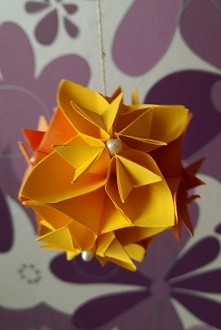 Kula z kwiatów kusudama #4