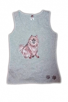 Ręcznie malowany szpic miniaturowy/pomeranian :)