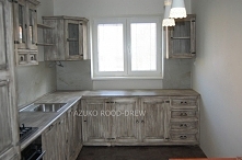 kuchnia z litej sosny