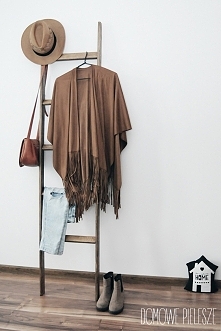 Drabinka wieszak -->> dekoracje Nasze Domowe Pielesze