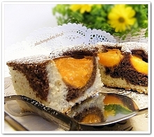 Szybkie ciasto z morelami (ze śliwkami)-przepis klik w zdjęcie