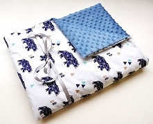 Kocyk MINKY BAWEŁNA w MISIE_ 75x100 cm