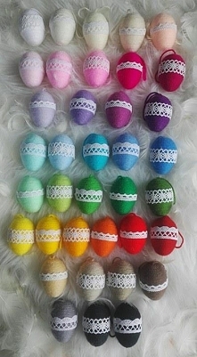 Jajka wielkanocne wykonane własnoręcznie. Dostępne w sprzedaży. Jedyne 3,50! Zapraszam na allegro :)