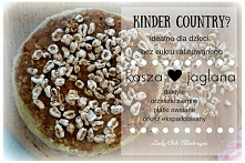 Domowe kinder country, wersja fit z kaszą jaglaną