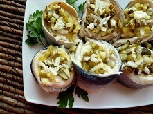 Przystawka ze śledzia. Przepis w komentarzu.