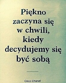 Zacznijmy być aż sobą ..