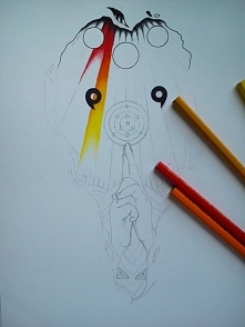 Projekt tatuażu na zamówienie - w trakcie przygotowywania ;)