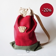 Promocja trwa do 5 marca.
Plecak handmade z możliwością wymiany broszki(zwierzaka) na inny z kolkcji basic. Więcej informacji po kliknieciu w zdjęcie.