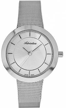 Adriatica A3645.5113Q damski szwajcarski zegarek na siatkowej bransolecie z jasną tarczą :)
Więcej na naszej stronie, link w komentarzu :)