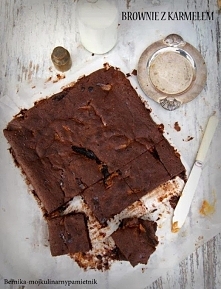 Brownie z masą krówkową