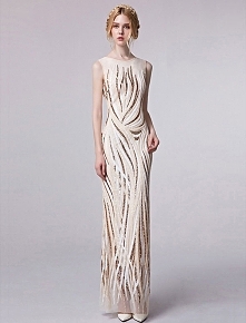 Eleganckie Cekiny Suknia Wieczorowa 2017 Osłona Długa Suknia Wizytowa Bez Rękawów