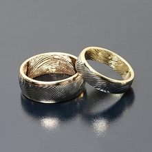 Obrączki ze stali damasceńs...